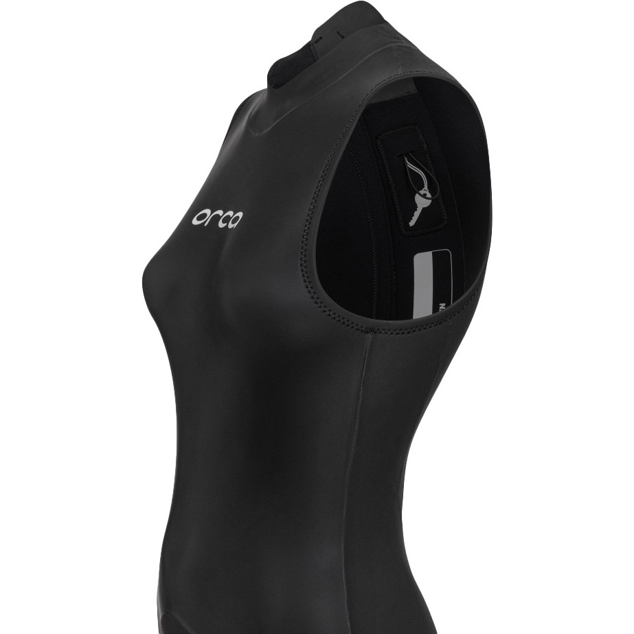 2026 Orca Womens Vitalis Open Water Swim Sleeveless Wetsuit NN6L4601 - Black